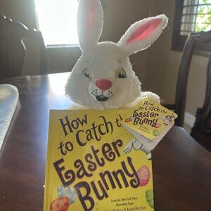 How to Catch the Easter Bunny Book with Plush Toy